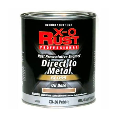 General Paint Interior/Exterior Paint, Gloss, Oil Base, Pebble, 1 qt 527135
